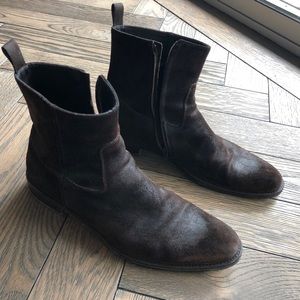 suede boots by ToBoot NY